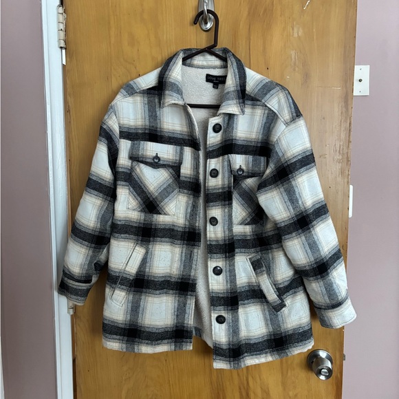 Love Tree Jackets & Blazers - Love Tree Cozy Plaid Jacket